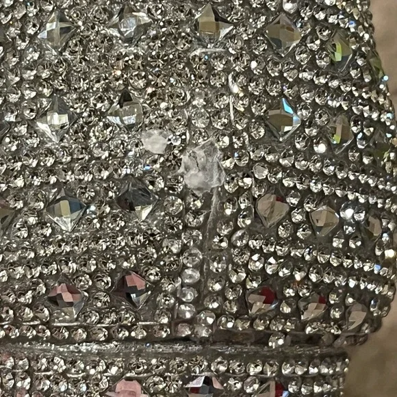 Gianni Bini size 6 silver formal shoes - Picture 8 of 15